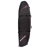 Clothing Ocean and Earth Triple Wheel Shortboard Cover Surfboard Bag 7ft6 Black Red