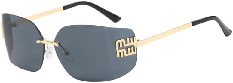 Wrap Around Sunglasses for Women & Men – Frameless Shield Design, Protection Lightweight