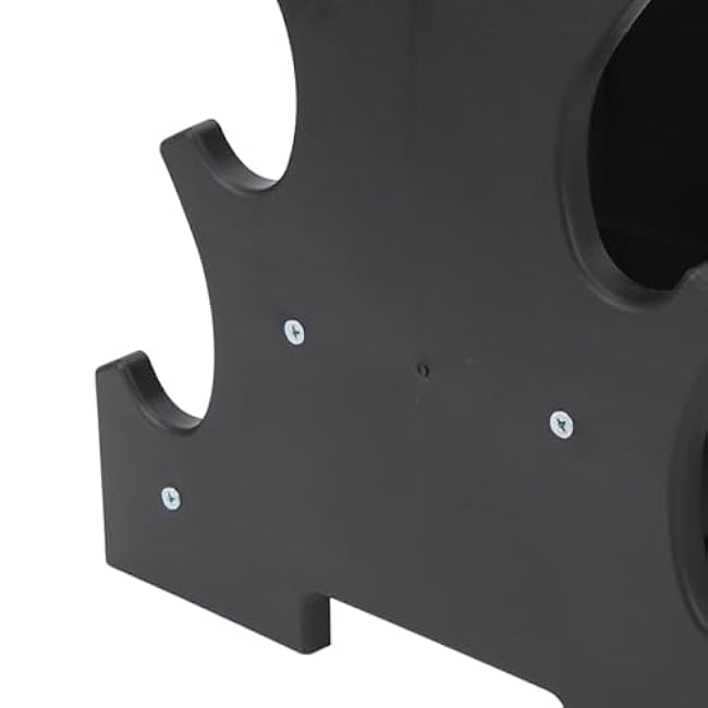 Keenso Dumbbell Rack,20kg Bearing 3 Tier Weight Rack Stand for Home Gym