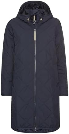 camel active Damen Wasserabweisender Parka mit einem Zwei-Wege Reißverschluss