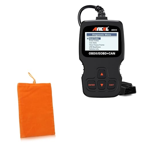 BoxWave Case Compatible with Ancel AD310 (2.4 in) - Velvet Pouch, Soft Velour Fabric Bag Sleeve with Drawstring - Bold Orange