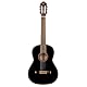 Ortega Guitars 4/4 Konzert Gitarre – Family Series – Inklusive Gig Bag – Fichte, Mahagoni, Schwarz (R221BK)