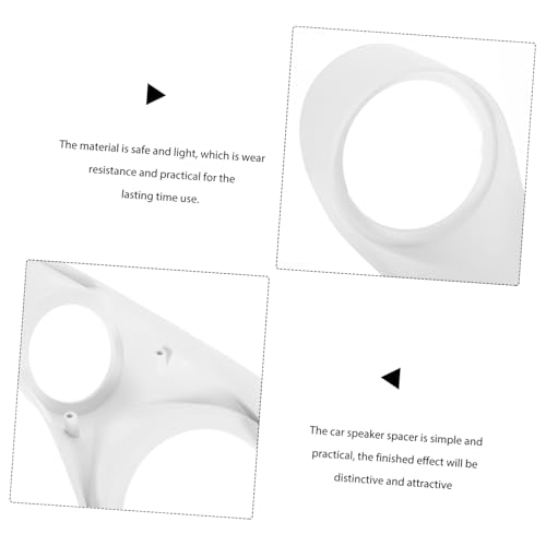 FUNOMOCYA Soporte para Altavoces Coche Plástico Resistente con Junta y Arandela Fácil Instalación para Equipos HiFi y Altavoces de Audio Automotriz - imagen 3