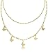 Produktbild Halskette Geschichtete Halskette Gold Farbe Kleiner Schmetterling Charm Separable Layered Halskette Für Frauen Vintage Schmuck Geschenk