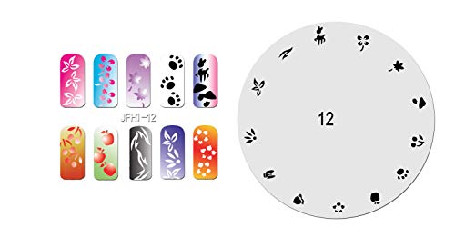 Pochoir nail art Aérographe JFH01-012