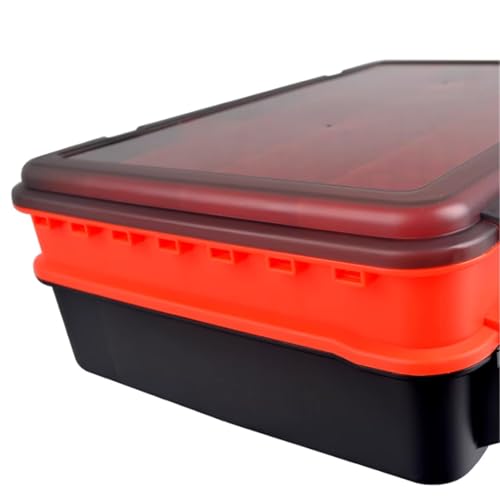 Scatola per attrezzatura da pesca, impermeabile, organizer per esche e ami, ideale per kayak e accessori