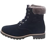 Resistente al agua Panama Jack Panama 03 Igloo, Botas Militar Mujer, Azul (B27 Nobuck Marino), 37 EU