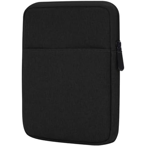 6.8 Inch Sleeve Bag, Protective Nylon Case Cover Compatible with All-New-K/Kids E-Reader Tablet Devices (Black) Cover