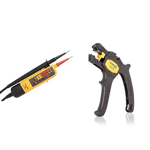 Fluke T90 testeurs de tension avec indicateur LED et pince Jokari T20050 auto-ajustable