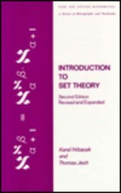 Hardcover Introduction to Set Theory (Pure & Applied Mathematics) Book