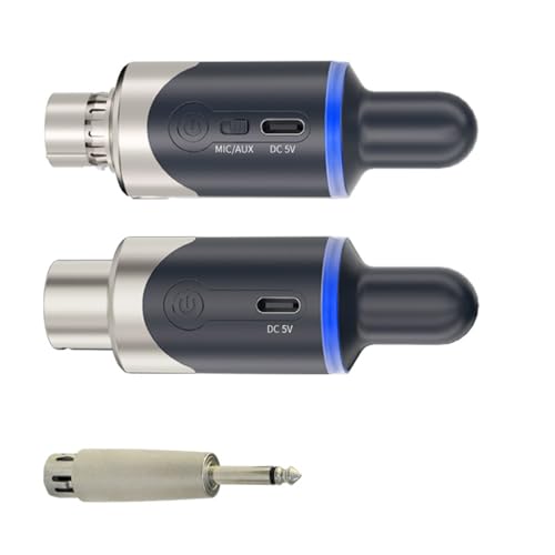 Convertitore Mic Professionale UHF Frequenza Trasmettitore E Microfono Ricevitore per Portatile