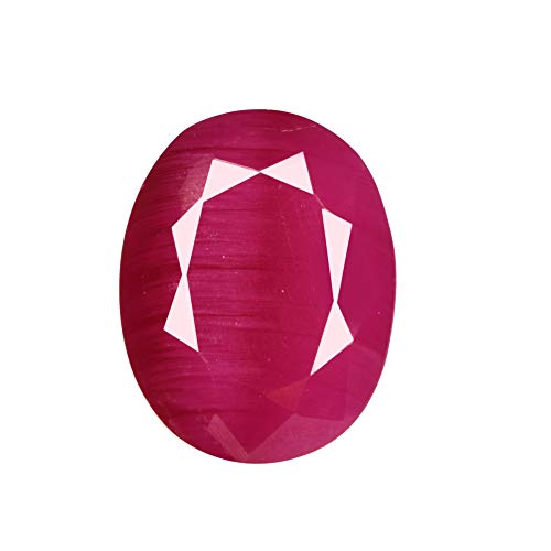 gemhub Certified Natural Red Ruby Gemstone 26.00 Ct Oval Red Ruby, Faceted Ruby, Beautiful Ruby Loose Gemstone FA-95