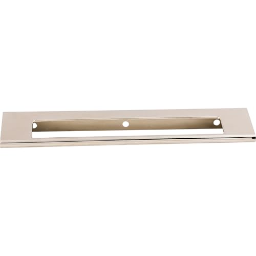 Top Knobs Europa Cut Out 6" CTC Cabinet Finger Pull Polished Nickel TK522PN
