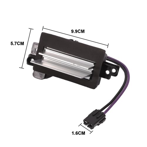 Image of 4P1516 Blower Motor Resistor Compatible with Tahoe Silverado Fan Speed Resistor Trailblazer Envoy /Tahoe Yukon Sierra Replace 15-80567 89018778 52495874