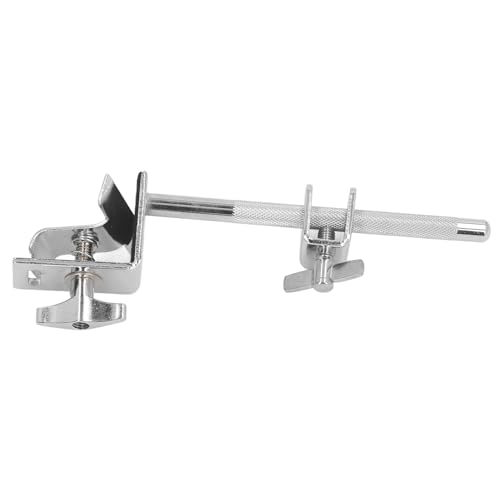 Cowbell Clamp, Adjustable Standard Drum Cowbell Mount, Cowbell Holder Percussion Accessory, Easy Up Or Down Adjustment Stainless Steel Bass Drum Hoop Mount Holder