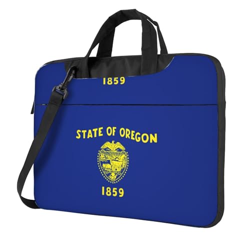 Bolsa de hombro para laptop de 15.6 pulgadas con diseño de Oregon