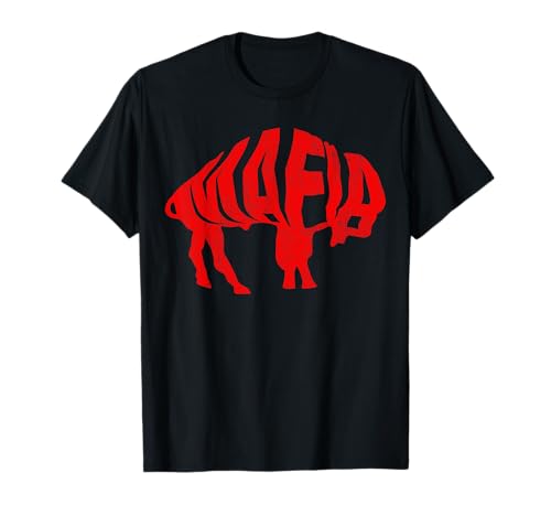 WNY Pride T-Shirt - Faded Red Buffalo T-Shirt