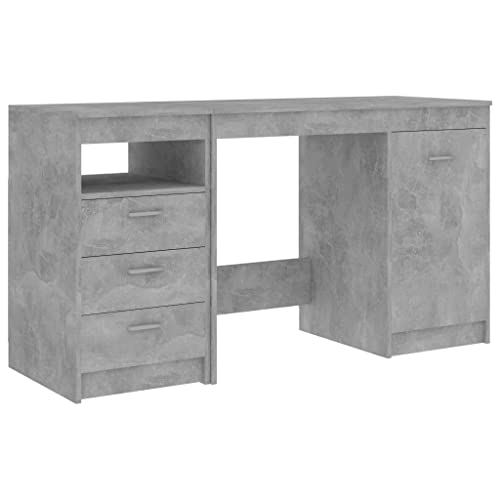 Colore: Grigio cemento;Materiale: Truciolato;Dimensioni complessive: 140 x 50 x 76 cm (L x P x A)