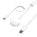WORDIMA USB-C Cable Watch Charger Magnetic Cable for Watch4/3/2/1, 2in1 Wireless Charging Cable Compatible with iWatch Series 4/3/2/1 iPhone11/11Pro/11Max/XR/XS/XS Max/X/ iPhone876/876Plus/Not For OS6