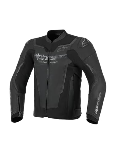 Alpinestars GP Force V2 Blouson de moto en cuir, schwarz, 52