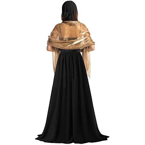 YAOMEI Mujer Bufanda Chales Estolas Satén Cover