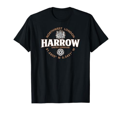 Photo de Harrow, au Nord-Ouest de Londres, en Angleterre, coordonne Le Label 2C T-Shirt