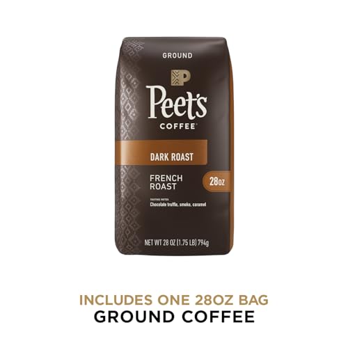 Peet's Coffee, Dark Roast Ground Coffee - French Roast 28 Ounce Bag