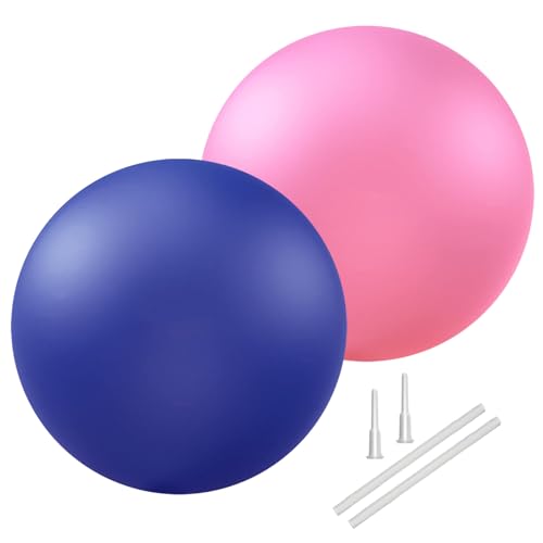 Image of PL-0003 Soft Exercise Ball, Anti-Burst Yoga Ball Chair Supports 2200lbs PL-0003