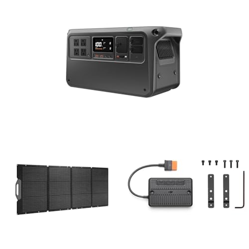 【セット買い】DJI Power 1000V2 ポータブル電源+200W折りたたみ式Wソーラーバネル4枚+MPPT2枚 7点セットの商品画像（Amazon）