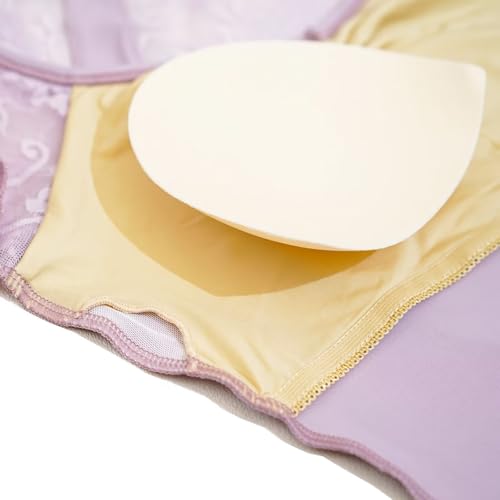 s.lemon バレエレースレオタード D004 紫160