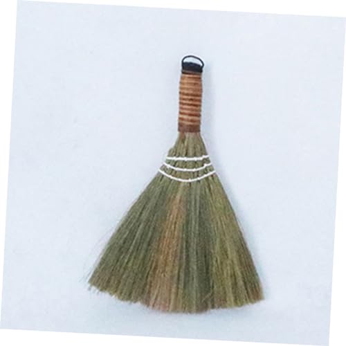 GLEAVI 2stücke Handgefertigter Gewebter Besen Abnehmbarer Griff Tischbesen Rustikaler Haushaltsbesen Für Innen Und Außen Reinigung – Bild 6