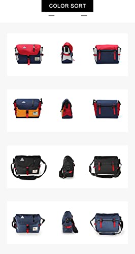 Classic Messenger Bag-Durable,Water-Resistant Small Messenger Laptop Bag for Men Women Crossbody Bike Satchel Message4