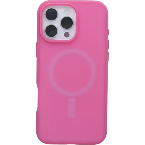 Image of OtterBox iPhone 16 Pro Max Symmetry Series Soft Touch - Foxberry Pink | Soft-Touch Silicone, Sleek Rubber Design, Ultra-Slim Phone Case for Apple iPhone with Raised Edges & Drop Protection