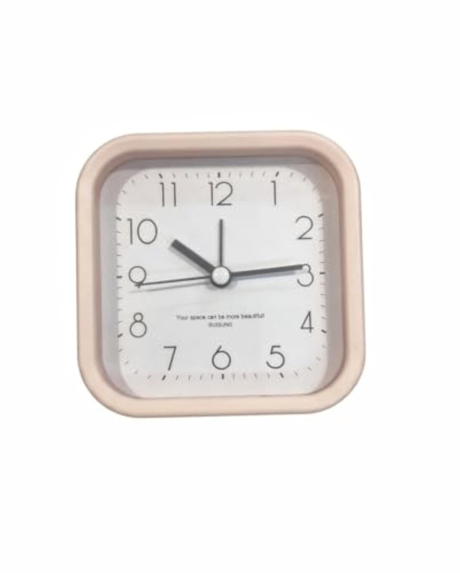 Minimalist Square Analog Table Alarm Clock