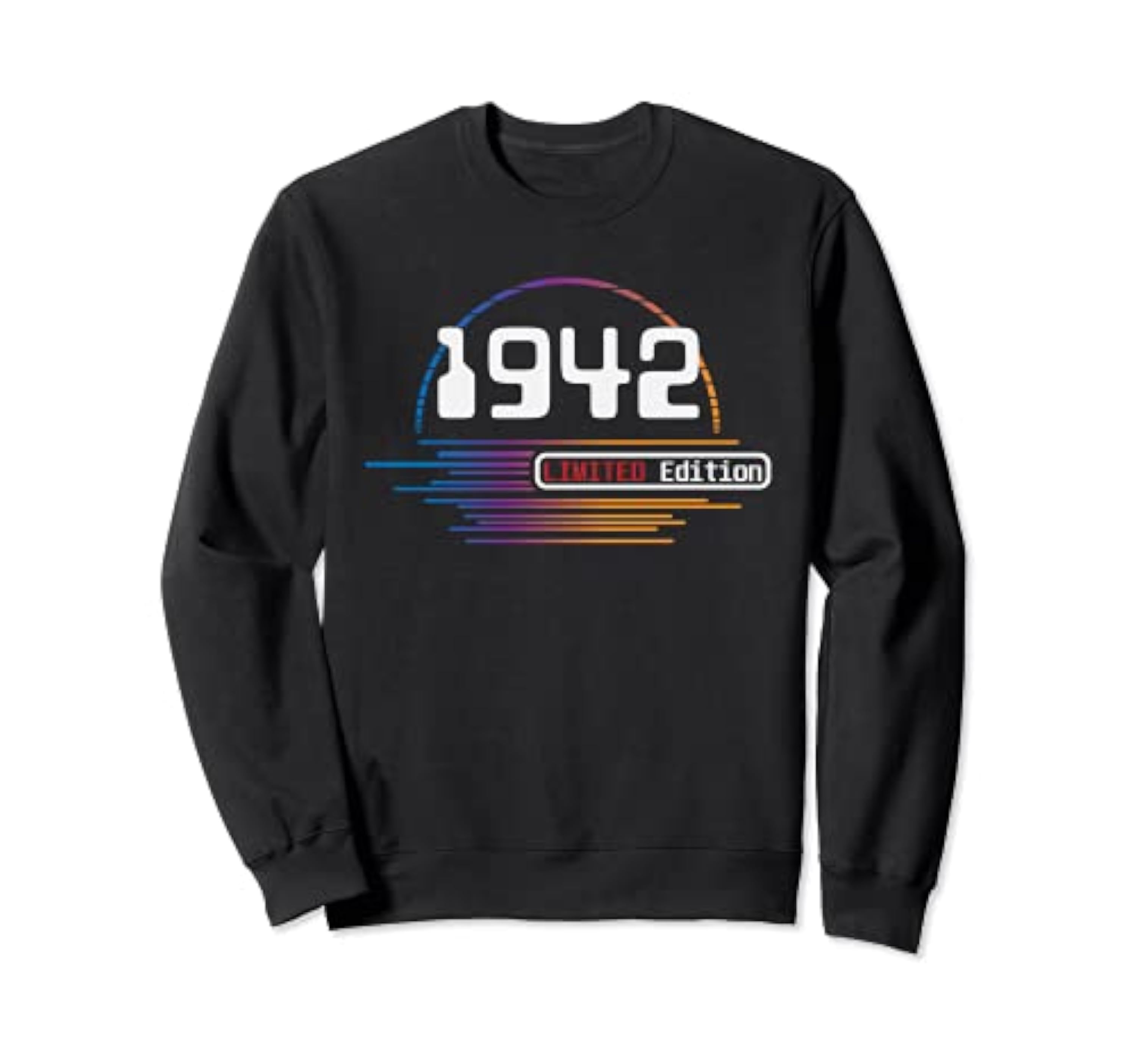 1942 Edición Limitada, 80 cumpleaños temático Gamer Outfit Hombre Sudadera