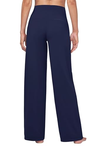 Willit Women's Yoga Pants Wide Leg Dress Work Pants Stretch Casual Pants Slacks with Pockets High Waist 28" 30" 32"3