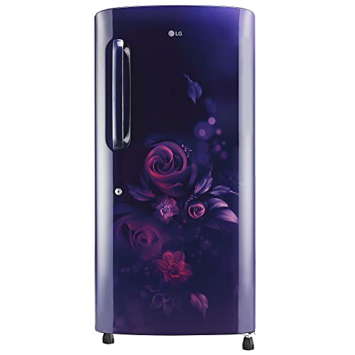 Image of LG 215 L 3 Star Direct-Cool Single Door Refrigerator Appliance (GL-B221ABED, Blue Euphoria, Moist 'N' Fresh, 2022 Model)