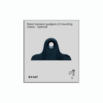 Nautos 91147 - Nylon TRANSOM Gudgeon -Set of 4 Pieces