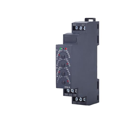 Relais de protection contre les surtensions FCV18-02 AC DC monophasé pour rail DIN