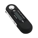Lettore MP3, lettore MP3 USB con schermo da 12 pollici, supporta MP3 e WMA, riproduzione audio digitale con riproduzione casuale, ripetizione A-B e trasferimento di file dal telefono cellulare (nero)