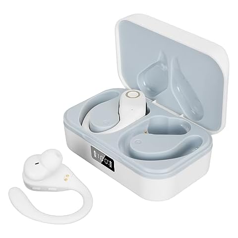Language Translator Earbuds with Charging Case, 144 Language(74 Languages & 70 Accents) Translator Bluetooth Instant Voice in Ear Translation Headphones with APP (White) Cover