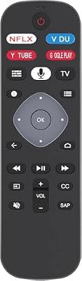 New URMT26RST004 Voice Remote Control Replacement for Philips 5704 Series 5604 Series 5766 Series 5806 Series 5000 Series Android Smart TV
