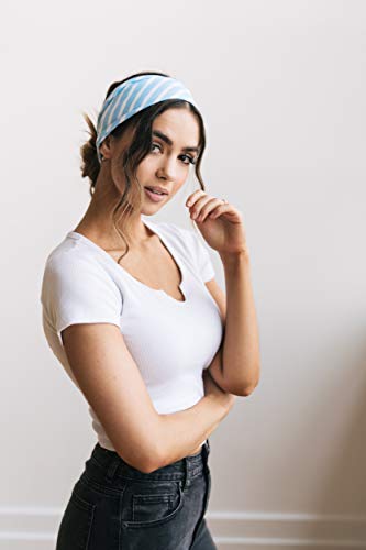 Image of Maven Thread Wide Workout Headbands for Women - Non-Slip Sweatbands for Gym, Running & Yoga