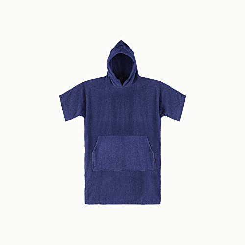 Image of Unisex Changing Robe - Swim Poncho - Terry Cotton Hooded Surf Towel Poncho for Beach Swimming - S /M L /XL