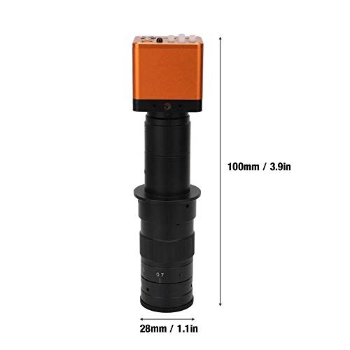 Mikroskop, 34mp HDMI Industriemikroskop Kamera USB Digital Mikroskop mit 180x Objektiv(EU) – Bild 7