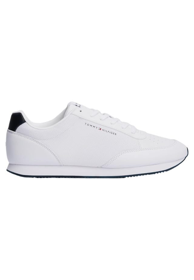 Tommy Hilfiger Uomo Sneakers da Runner Mix Profilo Basso