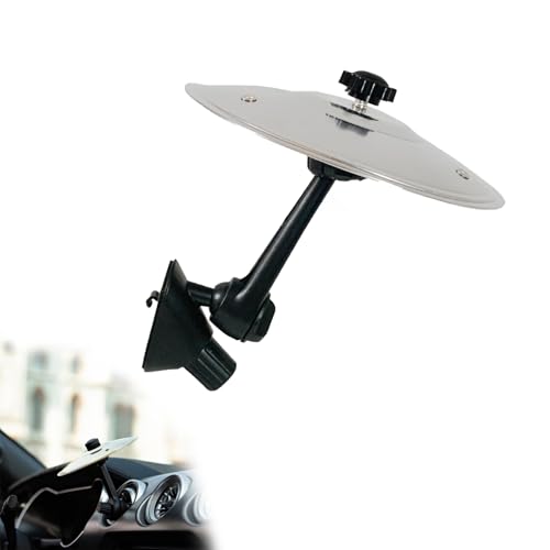 Car Cymbal, Mini Drum Crash Cymbal For Car Vent,Car Cymbal Air Vent,Car Symbol Drum Air Vent (Silvery)