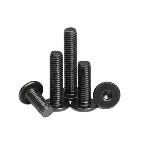 XeX|Zp{gAMlW M2 M2.5 M3 M4 M5 M6 M8(Black colour,50MM_M6 10PCS)