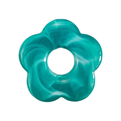 DIIOOMIEEU Pendentifs en résine teintée avec cinq fleurs creuses - Accessoires de bijoux pour boucles d'oreilles, bijoux artisanaux