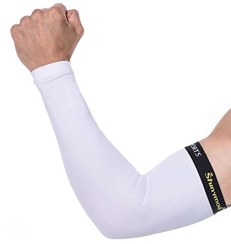 SHINYMOD Arm Sleeves for Men & Women Sun Protection Tattoo Cover Sleeve for Golfing Cycling Running